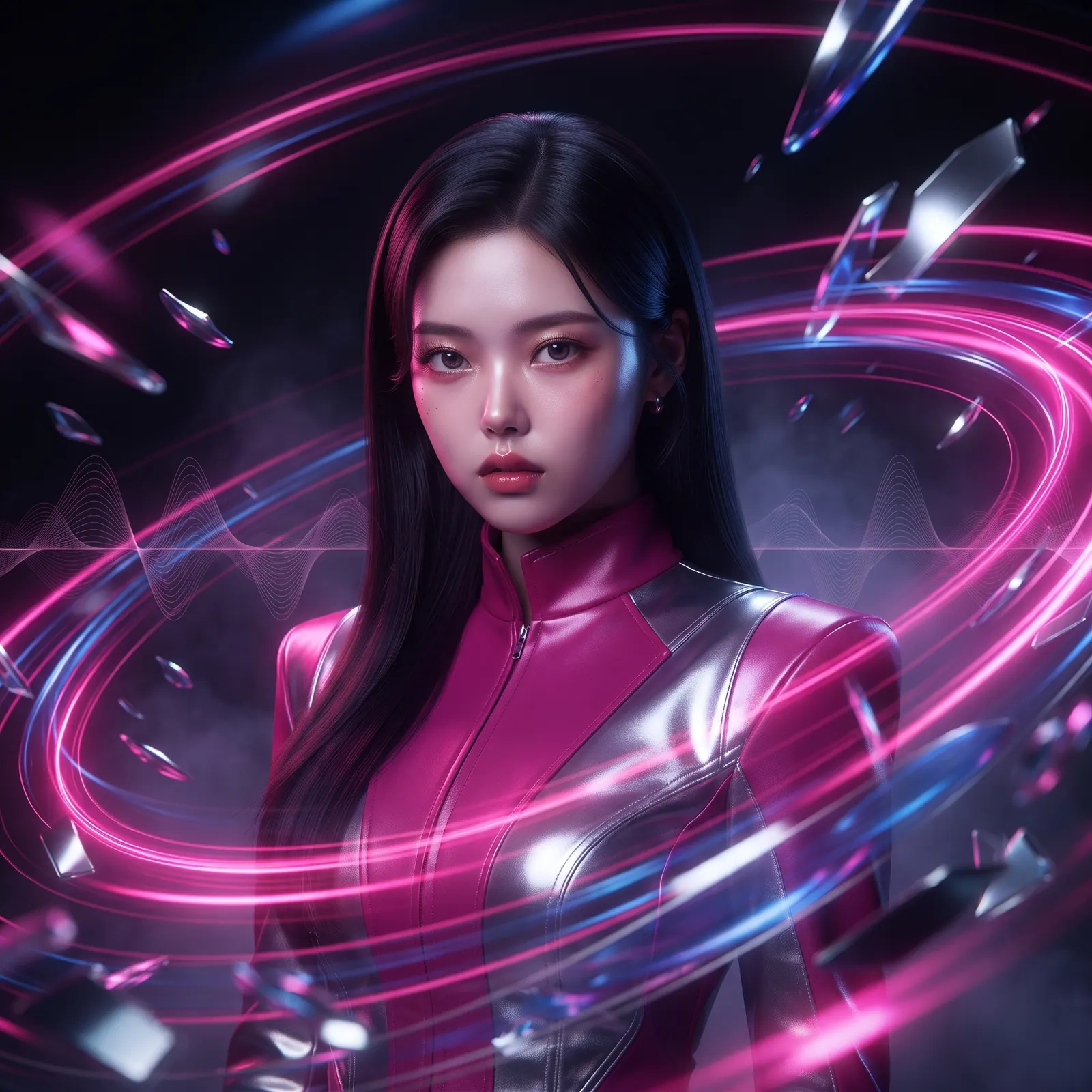 Midnight Signal artwork for fictional artist Seo-yun